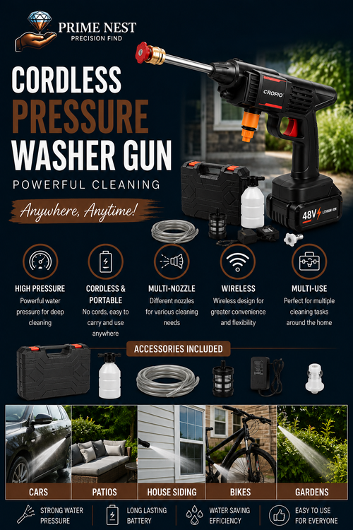 5 Cell Wireless High Pressure Washer Gun