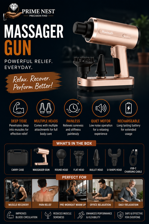 Powerful Deep Tissue Massager Gun