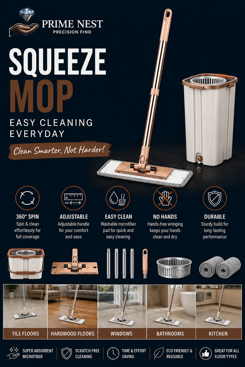 Squeeze Mops Floor Cleaning